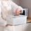 (7L) Storage Container for Refrigerator Food Practical Fridge Crisper with Drain Basket Clear and Practical Fruit Organizer Multicolor 5