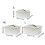 (7L) Storage Container for Refrigerator Food Practical Fridge Crisper with Drain Basket Clear and Practical Fruit Organizer Multicolor 3