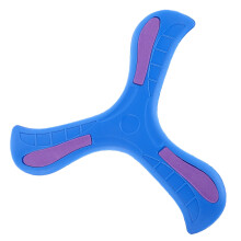 EVA Boomerang Flying Disc with Stable Flight and Accurate for Family Outdoor Fun Blue