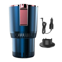 (Blue) Smart 2 In 1 Car Heating Cooling Cup for Coffee Miik USB Portable Dual Use Fast Cooling Heating Cup for Car Office