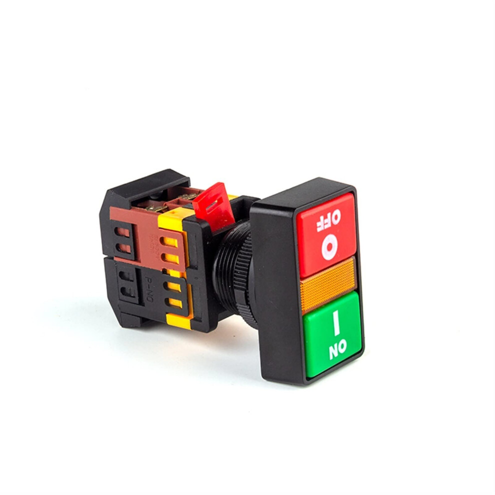 22Mm Start Stop Push Button Switch 110V 10A 660V Selfreset Momentary Light Control 9347817739619