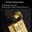 Retro Windproof Brass Body Refillable Fuel Classic Soft Flame One Button Ignition Silver 5