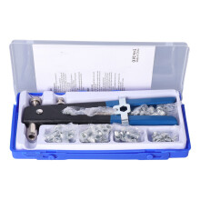 Écrous à sertir en alliage d'aluminium, riveteuse manuelle ergonomique pour réparations rapides de meubles et de voitures, avec étui de rangement
