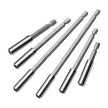 3PC Quick Release Magnetic Screwdriver Extension Bit Holder 1/4 Hex For Electric/Pneumatic Carbon Steel Construction