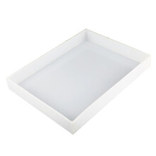Plastic Drip Tray 60x35cm Leak Proof PP Water Drain Pan for Kitchen Bathroom Lab Pet and Plant Use