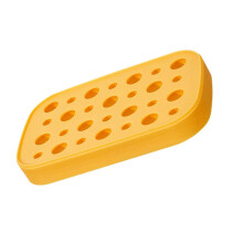 (Orange) Cool Beverage Ice Mold Tray Easy to Use and Clean Ice Cube Tray Silicones Circle Shaped Ice Molds DIY Kitchen Utensils  Orange