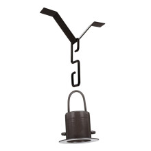 Metal Rain Chain Adapter with Durable Aluminum Hooks Splash Reduction Easy Install for Garden and Home