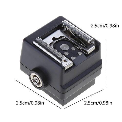 Hot Shoe Adapter Connection Port for Connecting Cameras Additional Camera Flash Studio Light Strobe Other Accessories Multicolor 2