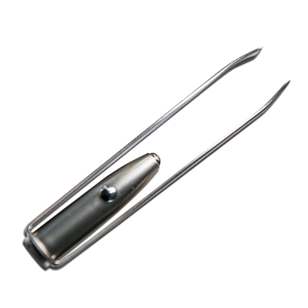 LED Eyebrow Tweezer with LED Precision Lighting, Stainless Steel Eyelash Tweezer for Shaping