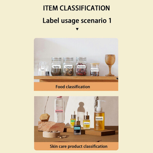 (Rainbow stand alone) P12 Label Printer Label Maler High Resolution Efficient for Business andPersonal Use Self Adhesive Label Sticker Multicolor 2