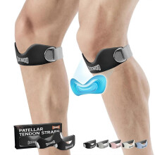 (2pcs, Black) GOUNOD BGD001 1Pc Professional Patellar Strap Basketball Running Cycling Meniscus Protection Sports