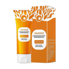 (1PCS) 1-3X Orange Enzymes Exfoliating Brightening Gel Moisturizing Smoothing Tighten Pores Whitening Brightening Exfoliating Peeling Gel 100g