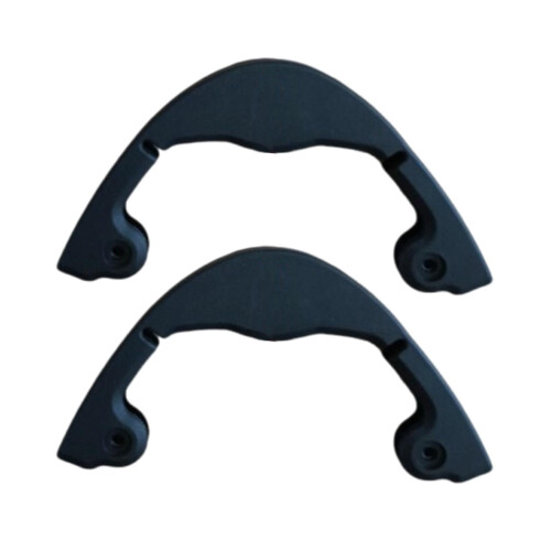 Skateboard Deck Guard Silicone Edge Protector For Decks Black 2Pack Edge Covers Bumpers