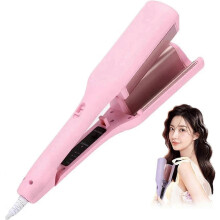 (Pink AU) Curluxe French Curls Iron,Curluxe Create French Curls Effortlessly Curling Irons