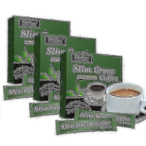 3x 18 Teabags Slim Green Coffee with Ganoderma Control Weight Weight Tea