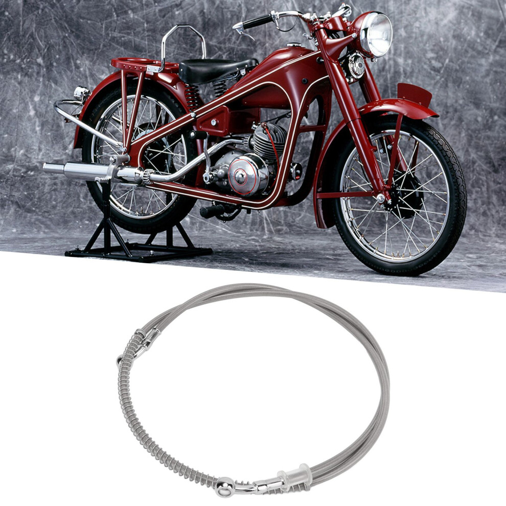 Motorbike Brake Line 130Cm Steel Pvc Sensitive Clutch Hose Universal Fit 5061377068111