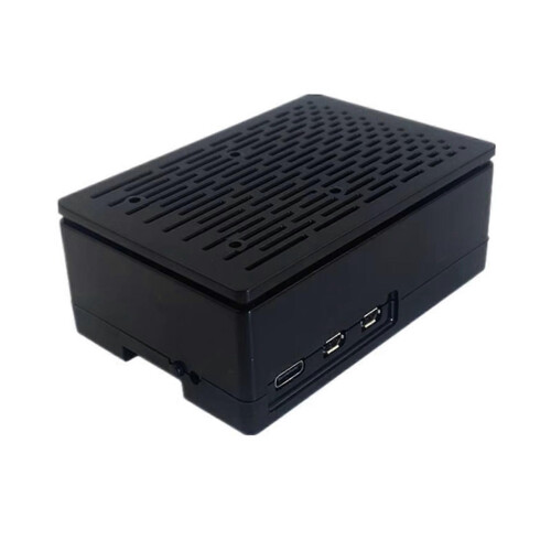 (single housing) Heatsink Cooling Fan Case for RPI 5 Board Protector Enclosure Box Optional Heatsink Multicolor