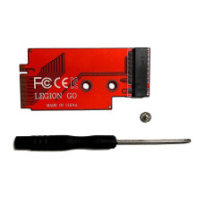 (Red) M.2 NVME Adpater for Legion Go Modification Board 2240 To 2280 NVMe Hard Drive SSD Transfercard Adapter Converter  Red