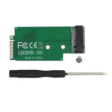 (Green) M.2 NVME Adpater for Legion Go Modification Board 2240 To 2280 NVMe Hard Drive SSD Transfercard Adapter Converter  Red