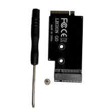 (Black) M.2 NVME Adpater for Legion Go Modification Board 2240 To 2280 NVMe Hard Drive SSD Transfercard Adapter Converter  Red