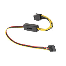 (one to one) Efficient 6pin to Sata Hard Drive Powers Supply Adapters Cable 6Pin To Mainboard HDD SATA Powers Cord Power Wire Multicolor