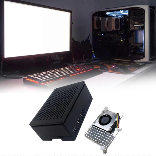 (single housing) Heatsink Cooling Fan Case for RPI 5 Board Protector Enclosure Box Optional Heatsink Multicolor 1
