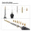 (US) Heat Insert Nut Iron Tip M 2-8 Internal Thread Head Embedded Kit for 3D Printers Soldering Iron Multicolor 2