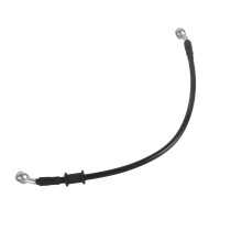 Motorcycle Brake Pipe Clutch Line Heat Insulation Steel PVC Black 15.7in