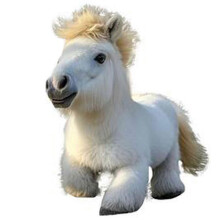 (White) Life-like Robotic Horse Pet Companion for Kids, Animated Walking Electronic Pet Horse, for Cozy Bedtime Companion