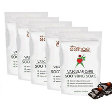 (5 Packs) Vascular care soothing soak pack soothes and repairs veins, dredges meridians