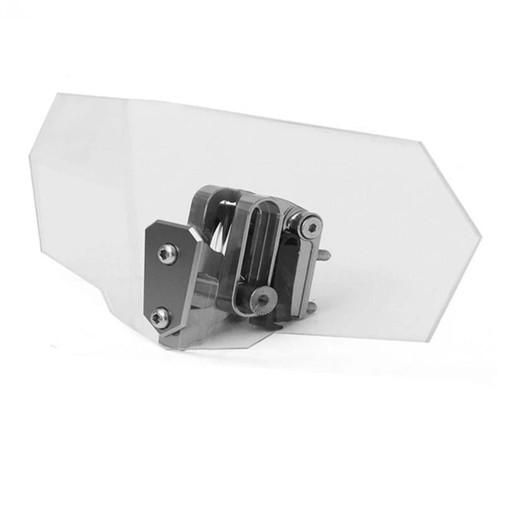 Universal 20Cm Motorcycle Windshield Extension Clip On Wind Deflector For Pcx150 Xadv 9347817741278