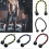 (90cm,Black Double Head)Triceps Rope Pull Down Multifunctional Gym Fitness Equipment for Workout 4