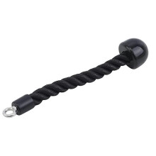 (35cm, Black Single Head) Triceps Rope Pull Down Multifunctional Gym Fitness Equipment for Workout