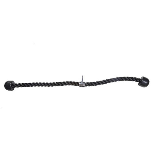 (70cm,Yellow Double Head)Triceps Rope Pull Down Multifunctional Gym Fitness Equipment for Workout 2