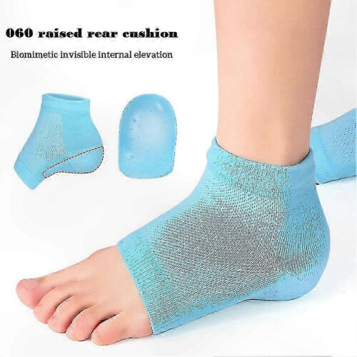 (3.5cm,Pink)Soft Support Socks Featuring 2.5cm/3.5cm Heel Lift for Daily Comfort 2