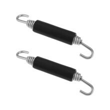 2 Pieces 8.5cm Motorcycle Exhaust Springs with Hooks Universal Fit Replacement Set for Scooter