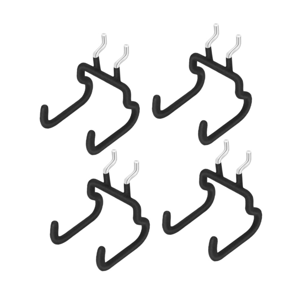 Pegboard Drill Holder Hangers 4Piece Set, Heavyduty Tool Hooks, Black Pegboard Wall Shelving Hooks For Hanging Tools 9199774145435