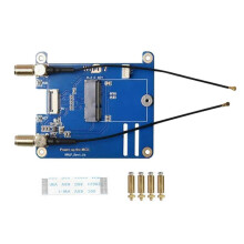 (PI5 WIFI7 MPW7A) For TPU BE200 AX210 RPi 5 PCIe to WIFI7 Adapters Board HAT Expansion Board Adapters Board Replacement MPW7N/MPW7A Multicolor