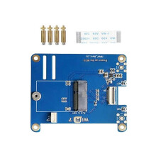 (PI5 WIFI7 MPW7N) For TPU BE200 AX210 RPi 5 PCIe to WIFI7 Adapters Board HAT Expansion Board Adapters Board Replacement MPW7N/MPW7A Multicolor