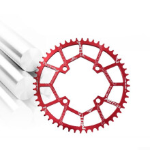 44T CNC Aluminum Alloy Chainring Crankset Red for Mountain Bikes