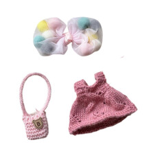 (For 17cm Dolls, style C) Girl Doll Clothes Doll Outfit Accessories for 6.69'' Doll Dolls Pendant Doll style A