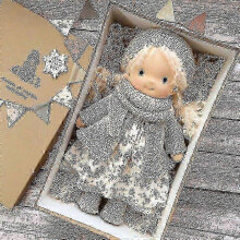 (Style 2)Waldorf Doll, Knitted Doll Plush Doll, Waldorf Doll, Girls
