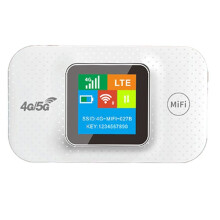 Roteador WIFI de Ponto de Acesso Móvel 4G/5G Roteador 4G LTE Repetidor Modem de Bolso com Slot para Cartão SIM Ampla Cobertura Versão Europeia