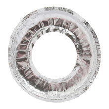 10pcs Reusable Aluminum Foil Stove Burner Covers and Oven Liners, Oil Proof Heat Resistant Kitchen Protectors