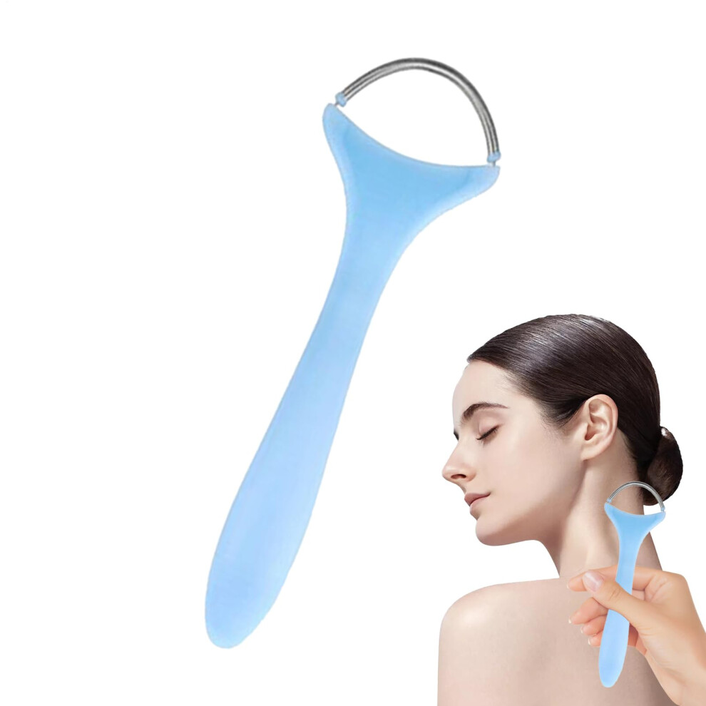 Blue Facial Hair Remover For Women Spring Epilator Pain Root Hair Removal For Lip Eyebrow
