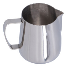400 ml Edelstahl-Kaffee-Milchschaumkännchen, Ausgusslänge 11 cm