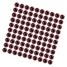 Fishing Lure Eyes 100pcs 3D Oval Fake Stickers for Baits DIY 7MM