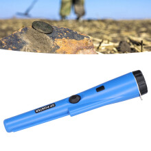 Tragbarer Wasserfester Metalldetektor mit LED-Licht – 230x40x40mm, Blau