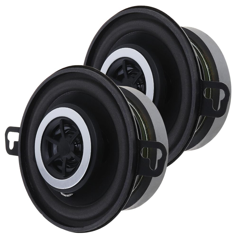 2Pcs 3.5 Inch 200W Coaxial Car Stereo Speakers With Loud Clear Sound And Easy Installation 9382693473363