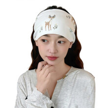 (B) Stylish Double Layer Cotton Maternity Head Cover For Nursing Mothers Soft Stretchy Postpartum Beanies Comfort Cap D